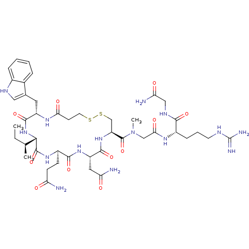 Chemical structure of BindingDB Monomer ID 50075820