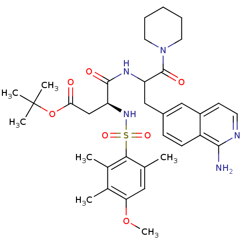 Chemical structure of BindingDB Monomer ID 50075822