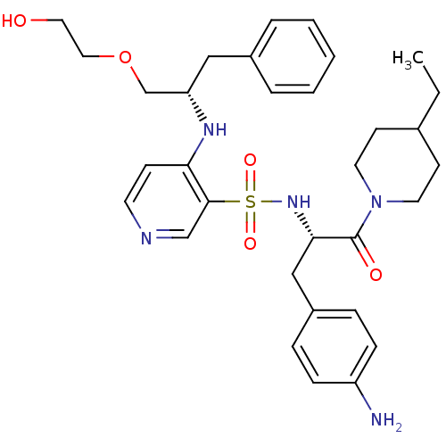 Chemical structure of BindingDB Monomer ID 50075869