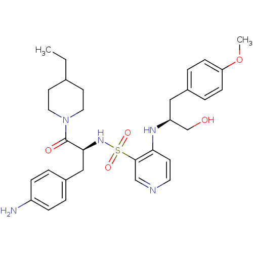 Chemical structure of BindingDB Monomer ID 50075873