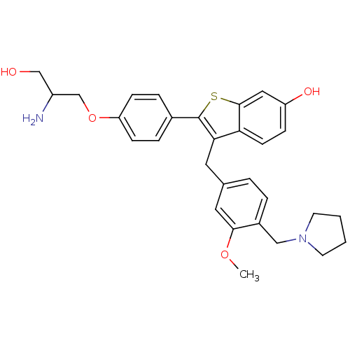 Chemical structure of BindingDB Monomer ID 50075934