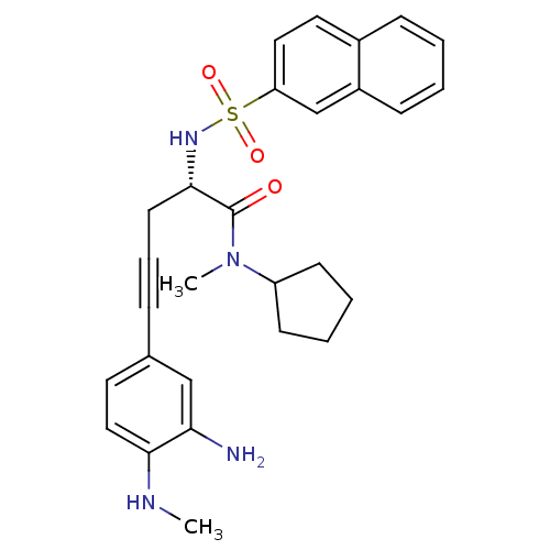 Chemical structure of BindingDB Monomer ID 50076723