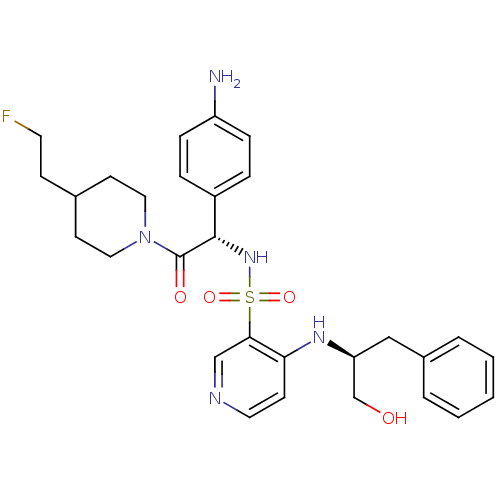 Chemical structure of BindingDB Monomer ID 50076819