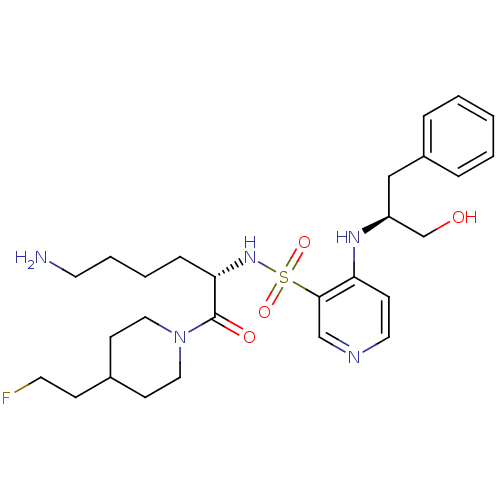 Chemical structure of BindingDB Monomer ID 50076827