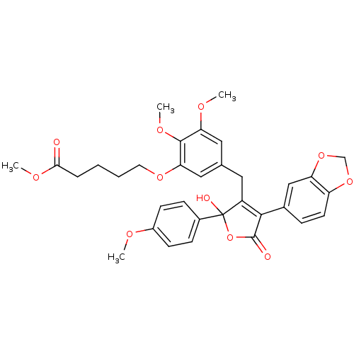 Chemical structure of BindingDB Monomer ID 50077930