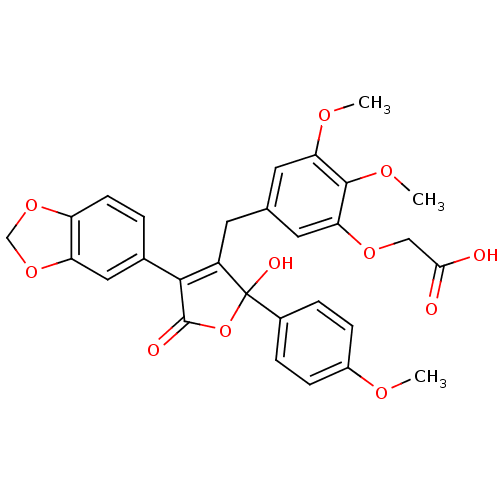 Chemical structure of BindingDB Monomer ID 50077931