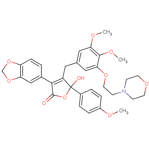 Chemical structure of BindingDB Monomer ID 50077934