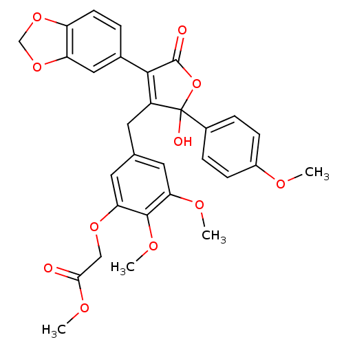 Chemical structure of BindingDB Monomer ID 50077935