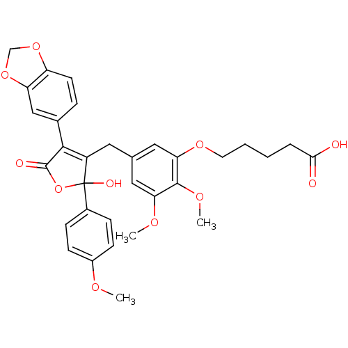 Chemical structure of BindingDB Monomer ID 50077946