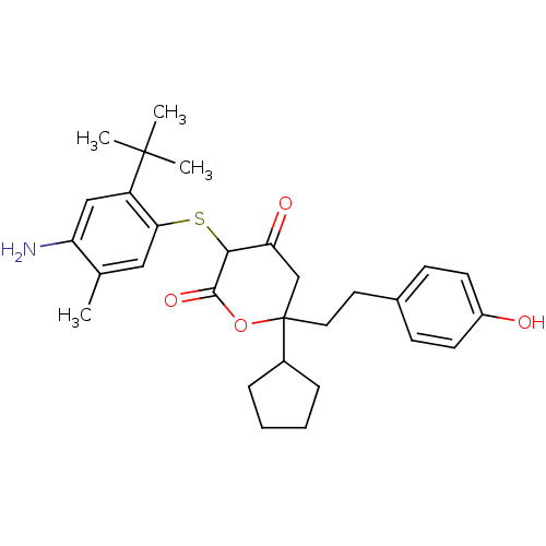 Chemical structure of BindingDB Monomer ID 50078109