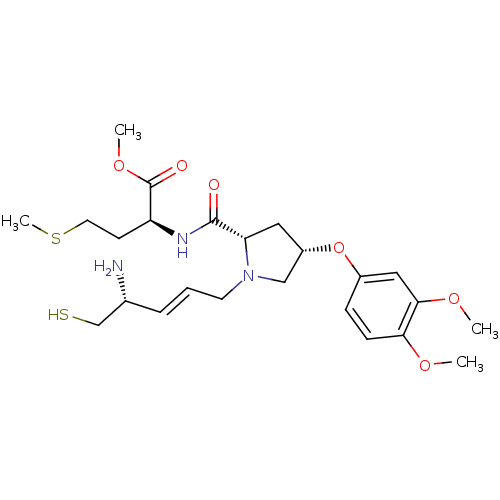 Chemical structure of BindingDB Monomer ID 50079789