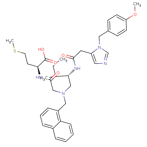 Chemical structure of BindingDB Monomer ID 50079968