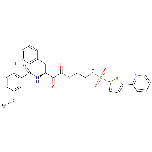 Chemical structure of BindingDB Monomer ID 50080229