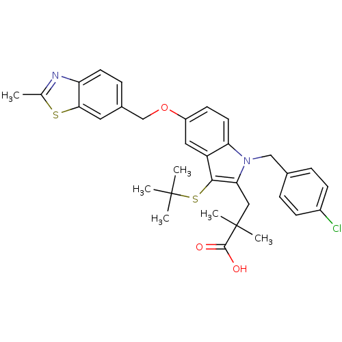 Chemical structure of BindingDB Monomer ID 50080236
