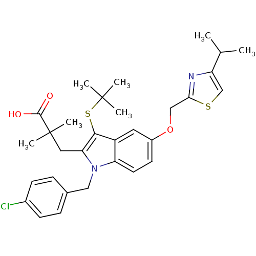 Chemical structure of BindingDB Monomer ID 50080242