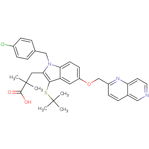 Chemical structure of BindingDB Monomer ID 50080243