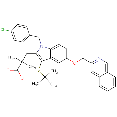 Chemical structure of BindingDB Monomer ID 50080254