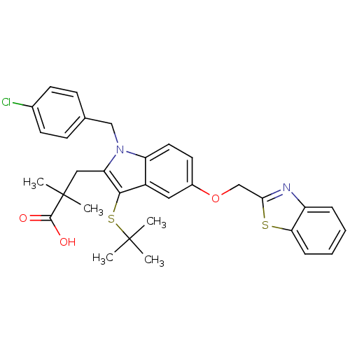 Chemical structure of BindingDB Monomer ID 50080255