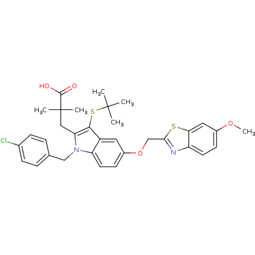 Chemical structure of BindingDB Monomer ID 50080260