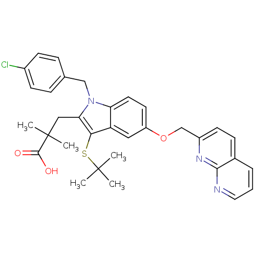 Chemical structure of BindingDB Monomer ID 50080261