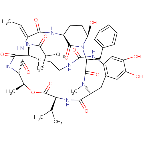 Chemical structure of BindingDB Monomer ID 50080264