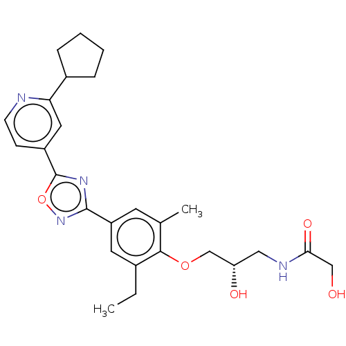 Chemical structure of BindingDB Monomer ID 50080559