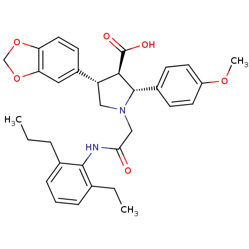 Chemical structure of BindingDB Monomer ID 50080585