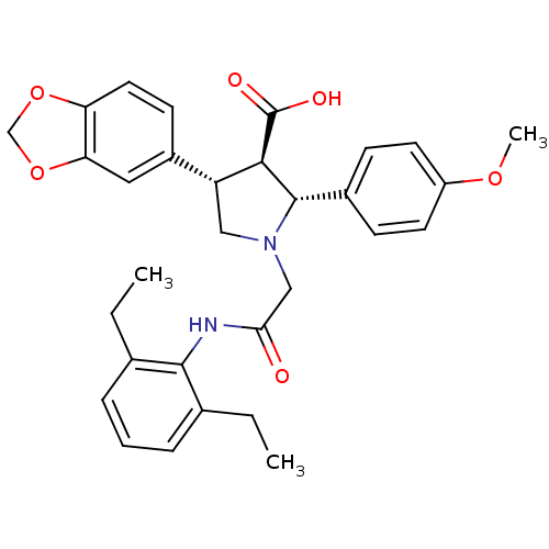 Chemical structure of BindingDB Monomer ID 50080592