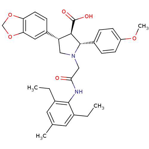 Chemical structure of BindingDB Monomer ID 50080593