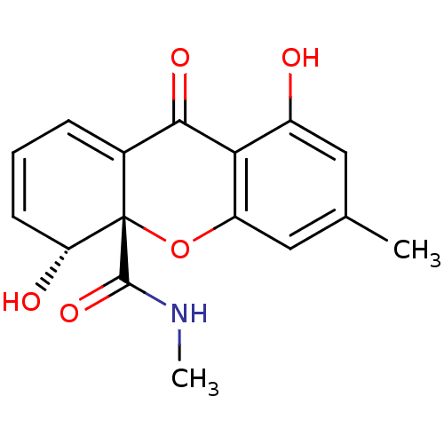 Chemical structure of BindingDB Monomer ID 50081426