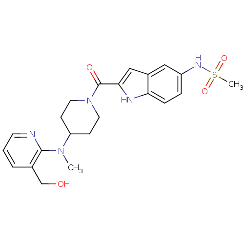 Chemical structure of BindingDB Monomer ID 50081627