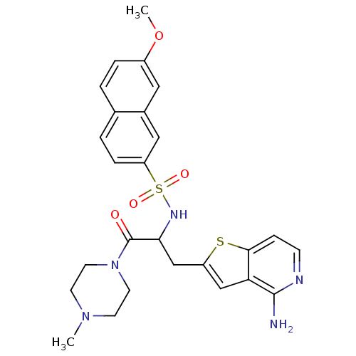 Chemical structure of BindingDB Monomer ID 50081808