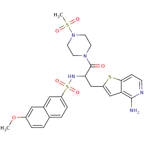 Chemical structure of BindingDB Monomer ID 50081810
