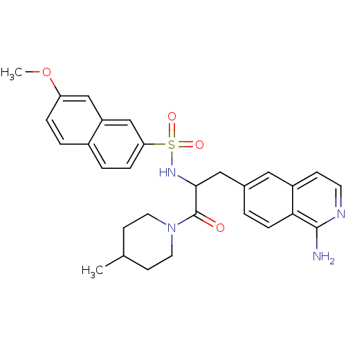 Chemical structure of BindingDB Monomer ID 50081811