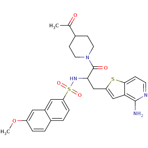 Chemical structure of BindingDB Monomer ID 50081815
