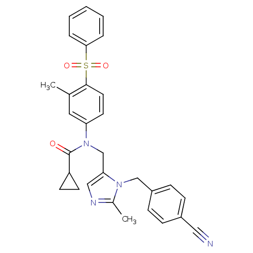 Chemical structure of BindingDB Monomer ID 50083596