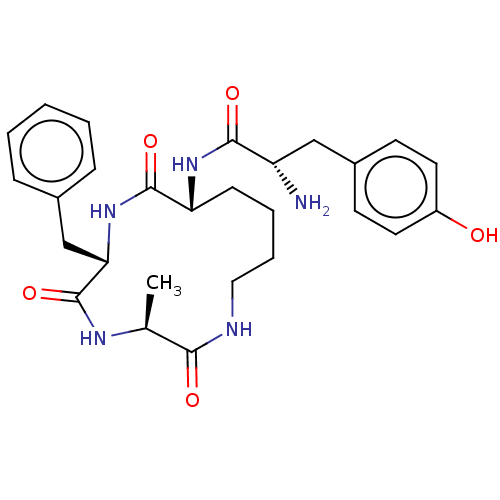 Chemical structure of BindingDB Monomer ID 50083734