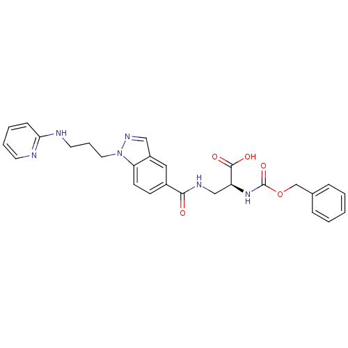 Chemical structure of BindingDB Monomer ID 50083817