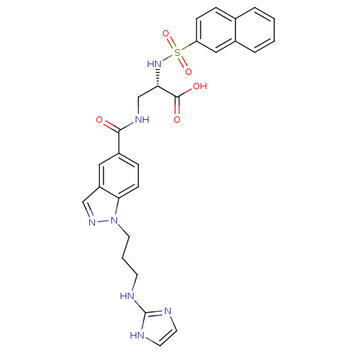 Chemical structure of BindingDB Monomer ID 50083823