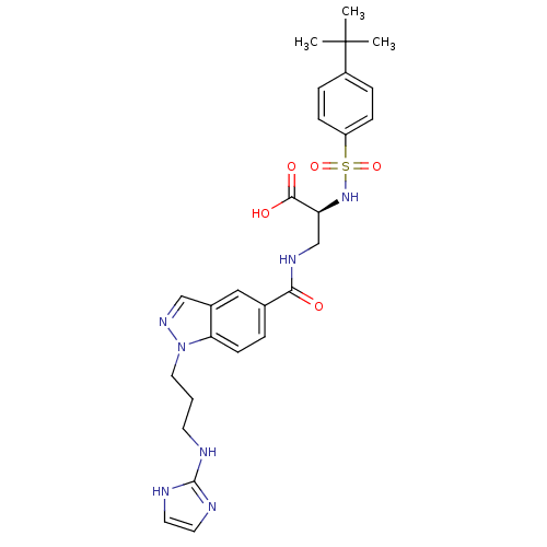 Chemical structure of BindingDB Monomer ID 50083831