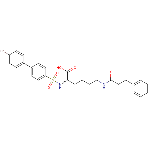 Chemical structure of BindingDB Monomer ID 50084297