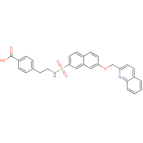 Chemical structure of BindingDB Monomer ID 50084805