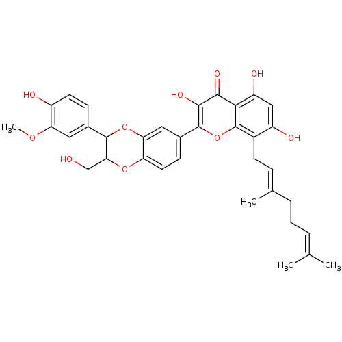 Chemical structure of BindingDB Monomer ID 50084981