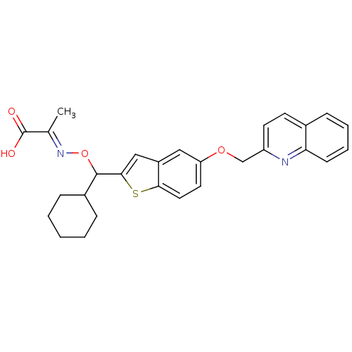 Chemical structure of BindingDB Monomer ID 50085204