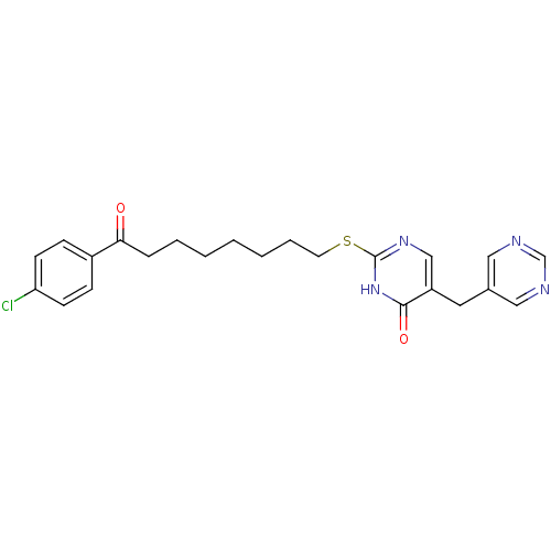 Chemical structure of BindingDB Monomer ID 50085626