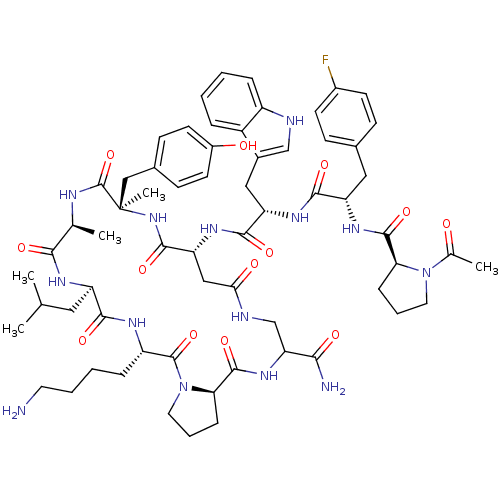 Chemical structure of BindingDB Monomer ID 50085707