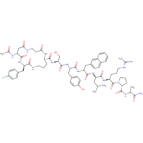 Chemical structure of BindingDB Monomer ID 50085742