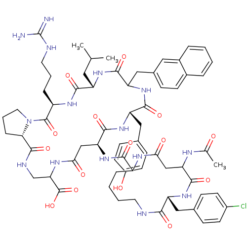 Chemical structure of BindingDB Monomer ID 50085744