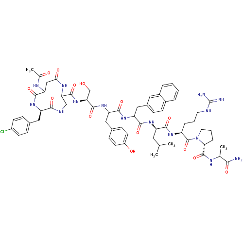 Chemical structure of BindingDB Monomer ID 50085745