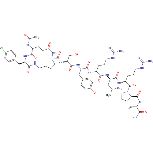 Chemical structure of BindingDB Monomer ID 50085747